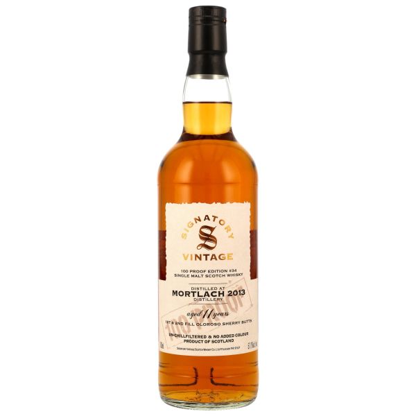 Mortlach 11 Jahre 2013/2024  100 Proof Edition #34 (Signatory)